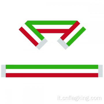 Sciarpa dei tifosi di calcio della sciarpa della squadra di calcio della bandiera della sciarpa dell&#39;Italia 15*150cm
